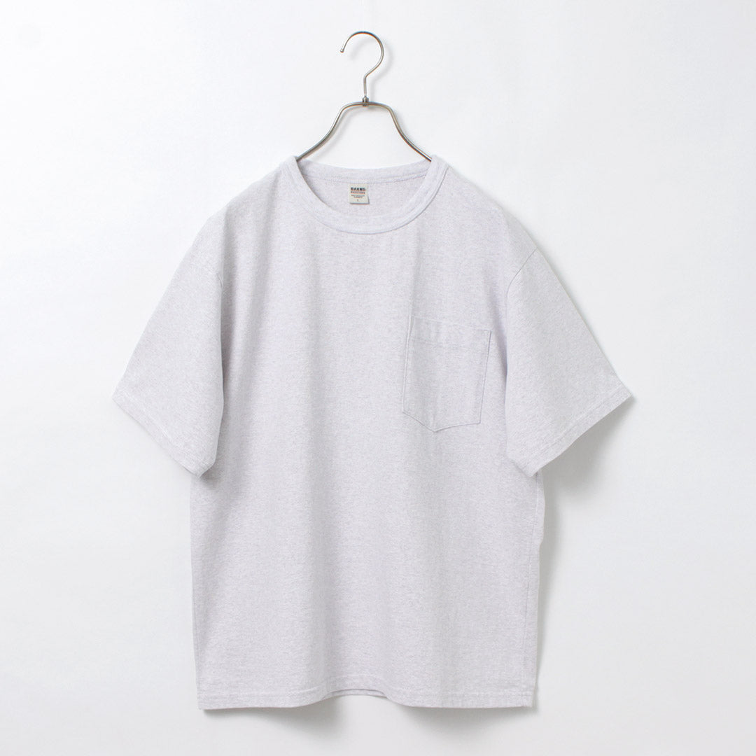BARNS(バーンズ) タフネック ショートスリーブ ソリッド Tシャツ