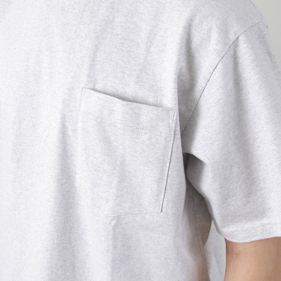 BARNS(バーンズ) タフネック ショートスリーブ ソリッド Tシャツ