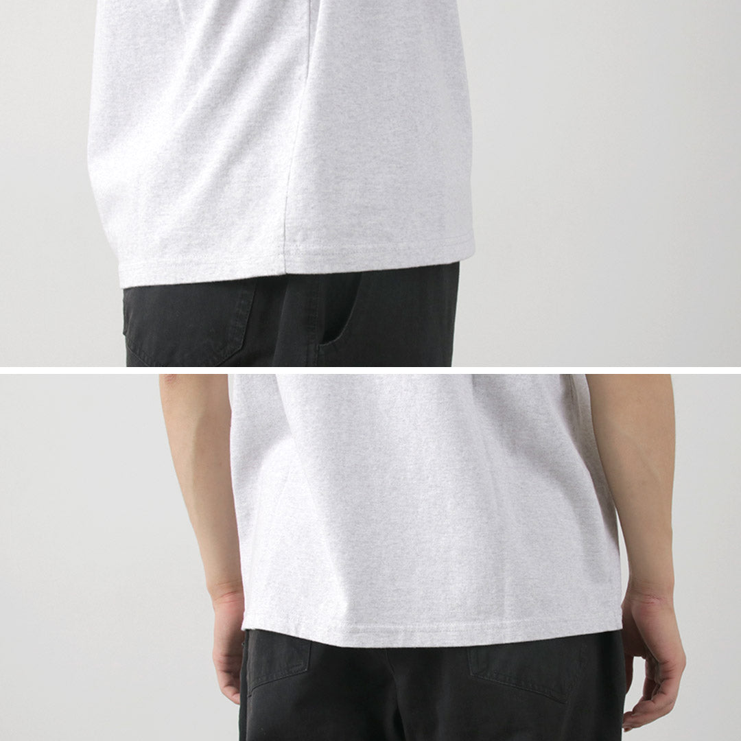 BARNS(バーンズ) タフネック ショートスリーブ ソリッド Tシャツ