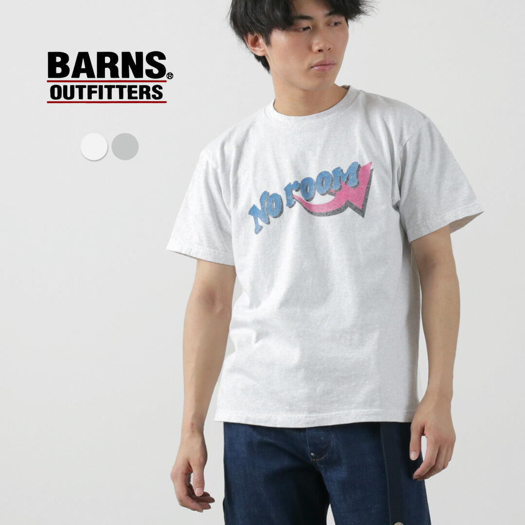 BARNS(バーンズ) リプロダクター ショートスリーブ プリントTシャツ