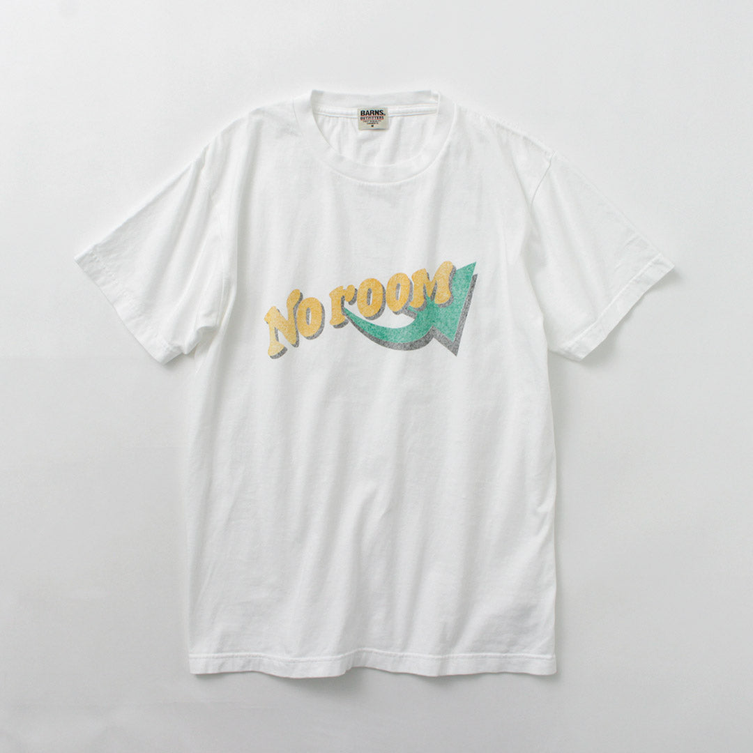 【30%OFF】BARNS(バーンズ) リプロダクター ショートスリーブ プリントTシャツ
