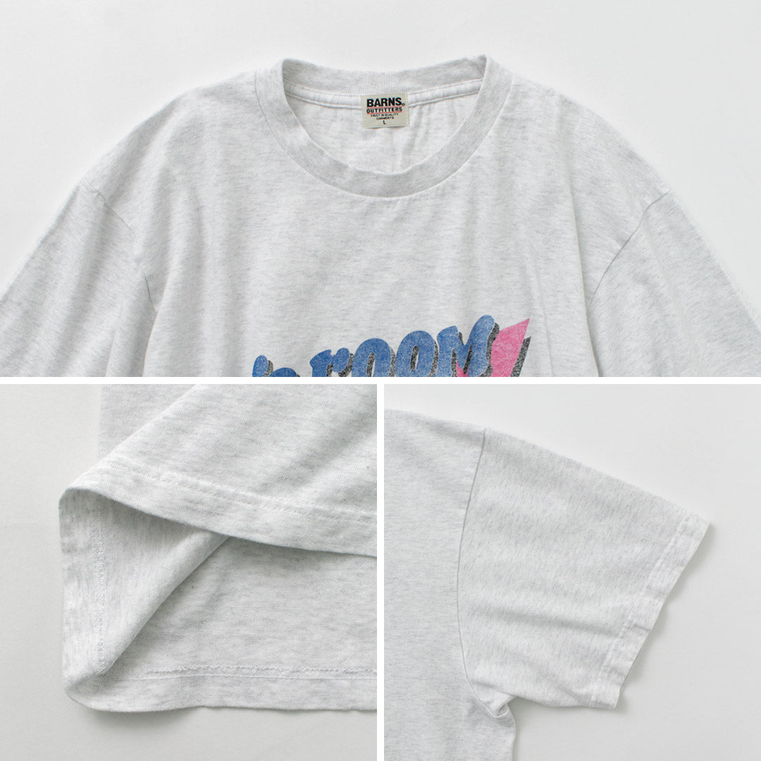 BARNS(バーンズ) リプロダクター ショートスリーブ プリントTシャツ