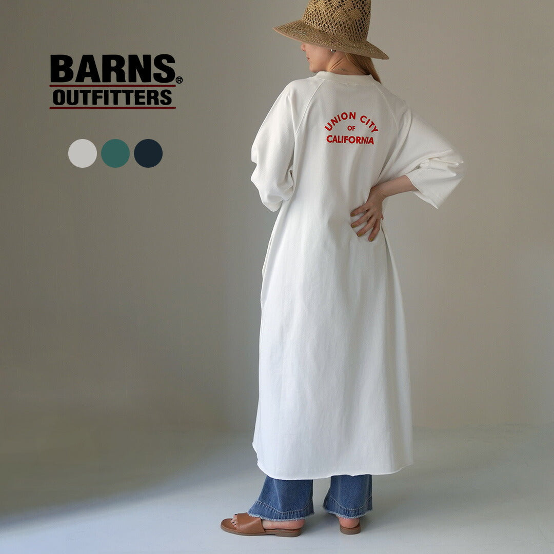 【30%OFF】BARNS(バーンズ) クラシック ヘビー プリント TEEワンピース