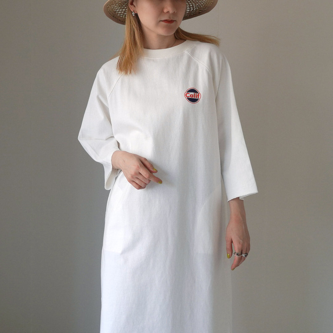 【30%OFF】BARNS(バーンズ) クラシック ヘビー プリント TEEワンピース