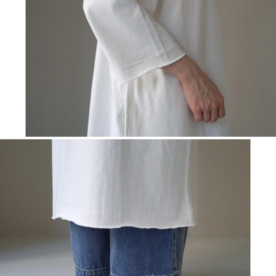 【30%OFF】BARNS(バーンズ) クラシック ヘビー プリント TEEワンピース