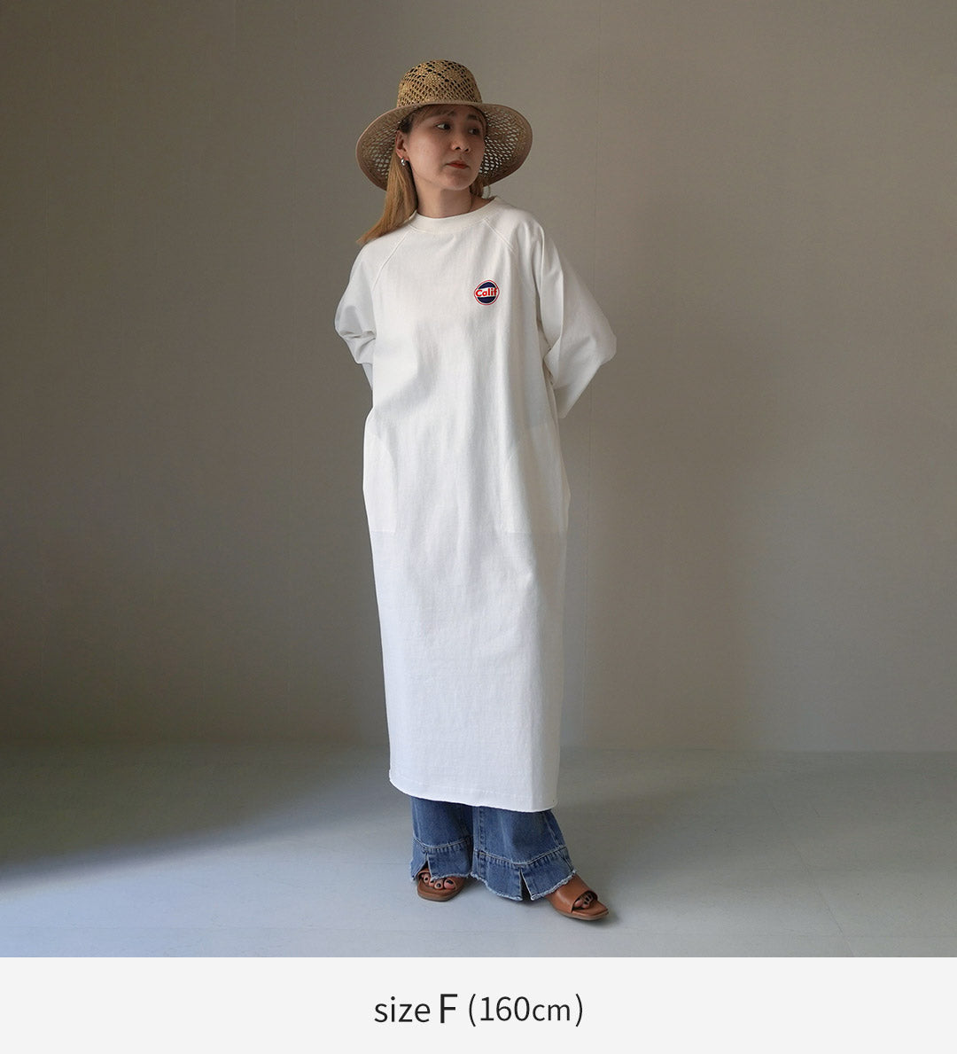 【30%OFF】BARNS(バーンズ) クラシック ヘビー プリント TEEワンピース