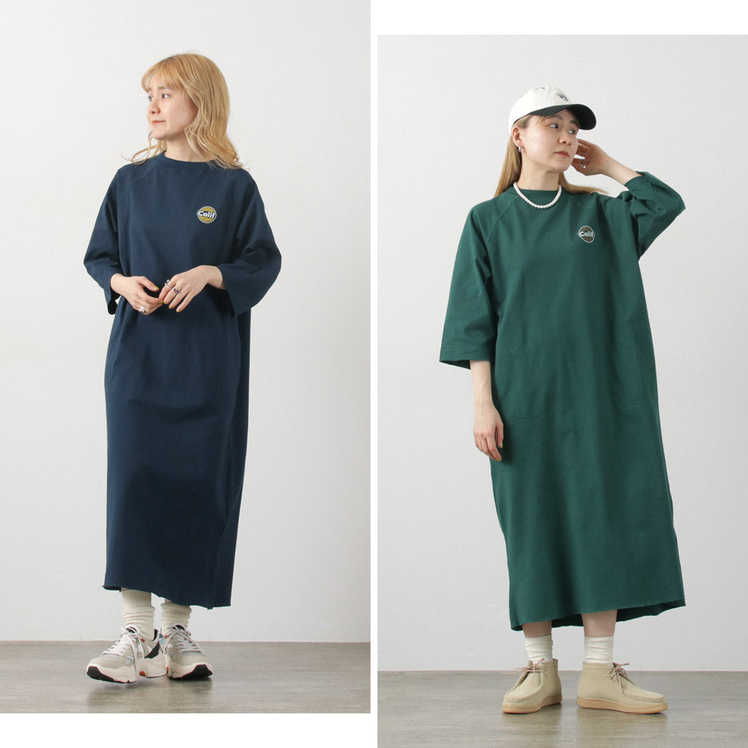 【30%OFF】BARNS(バーンズ) クラシック ヘビー プリント TEEワンピース
