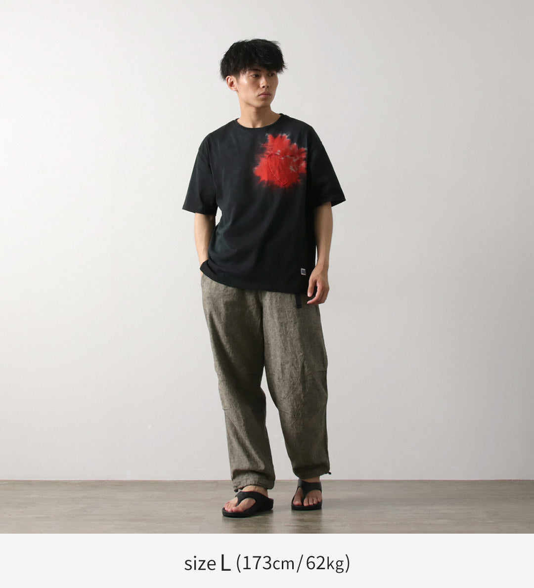 ILL ONE EIGHTY(イルワンエイティー) タイダイハート ポケット ショートスリーブTシャツ