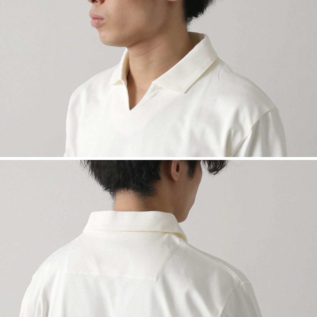 【20%OFF】RE MADE IN TOKYO JAPAN(アールイー) ドレス オーガニックコットン スキッパー ポロ 2024年モデル