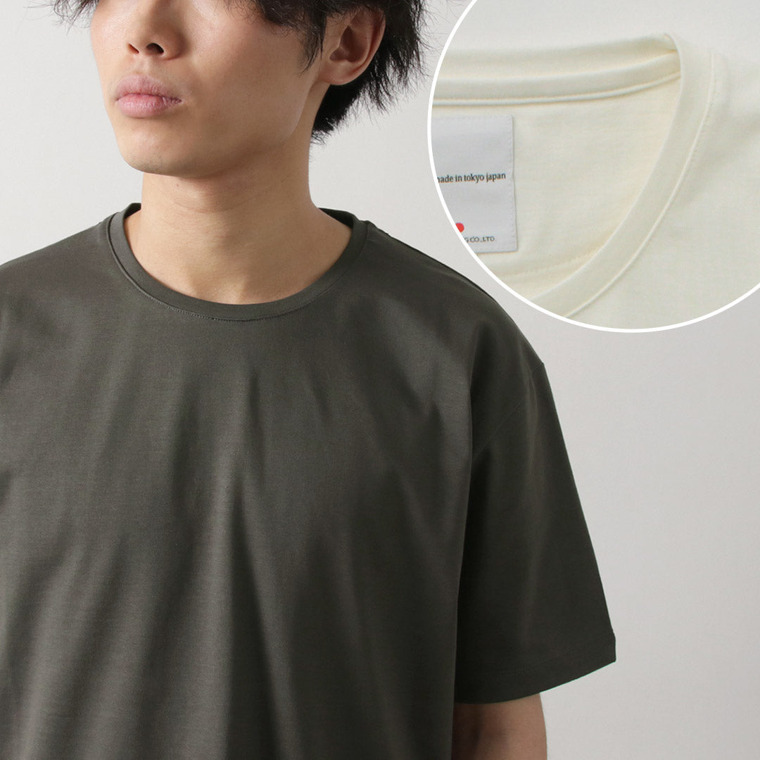 RE MADE IN TOKYO JAPAN(アールイー) 東京メイド ドレス オーガニック ヘビーウエイト Tシャツ