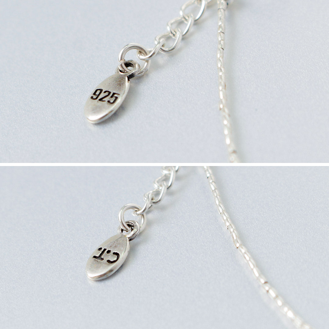 CHALISA T..(チャリッサ・ティー) カレンシルバービーズ ブレスレット シルバー925