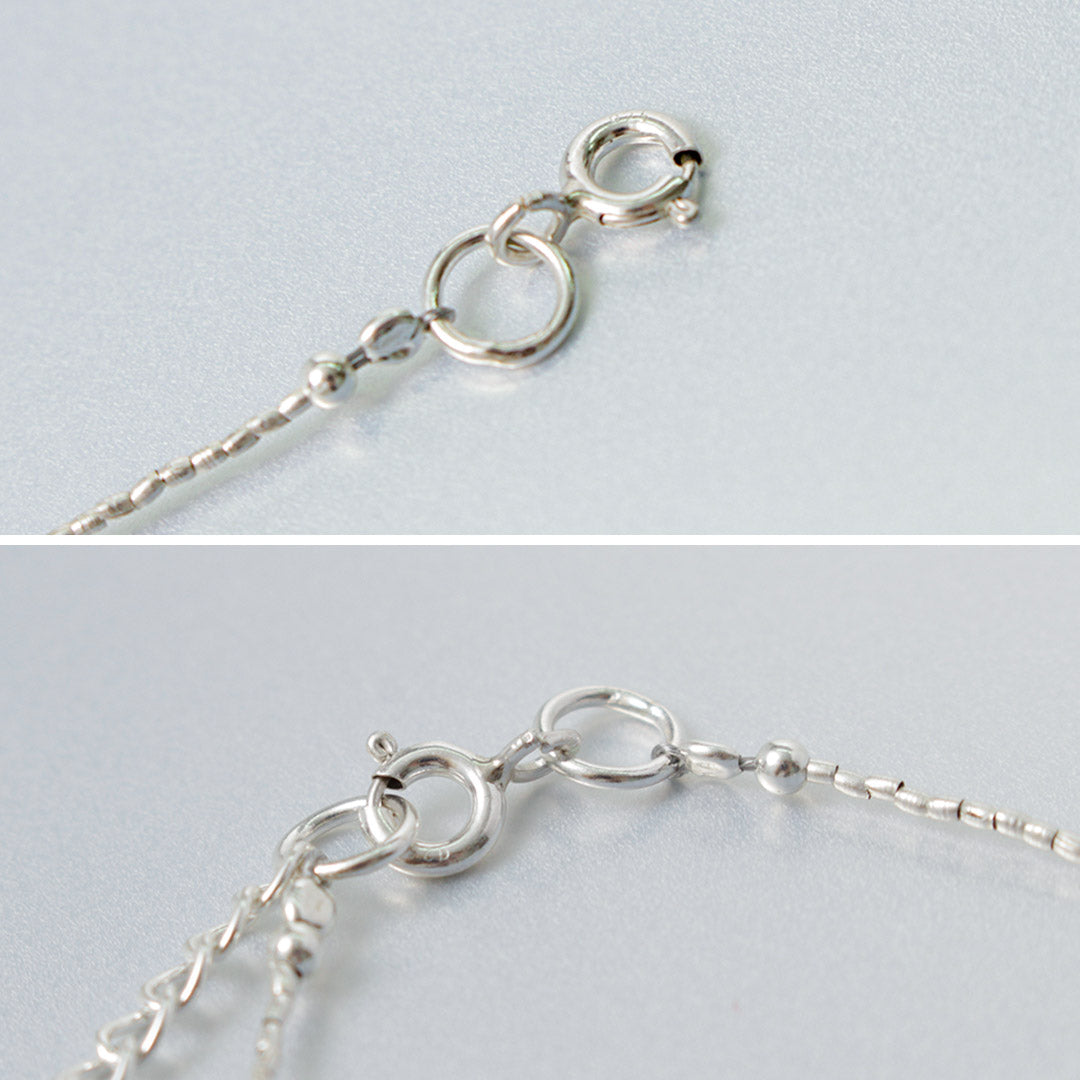 CHALISA T..(チャリッサ・ティー) カレンシルバービーズ ブレスレット シルバー925