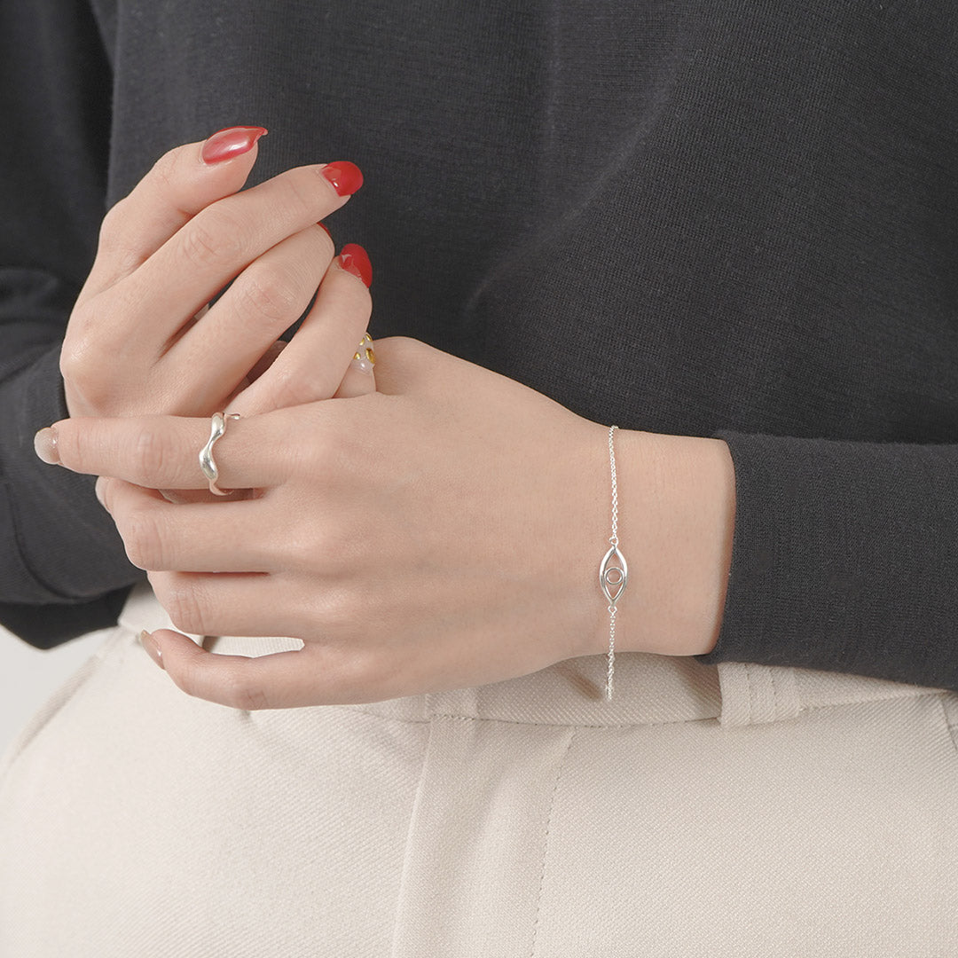 CHALISA T..(チャリッサ・ティー) イーヴィルアイ シルバーブレスレット シルバー925