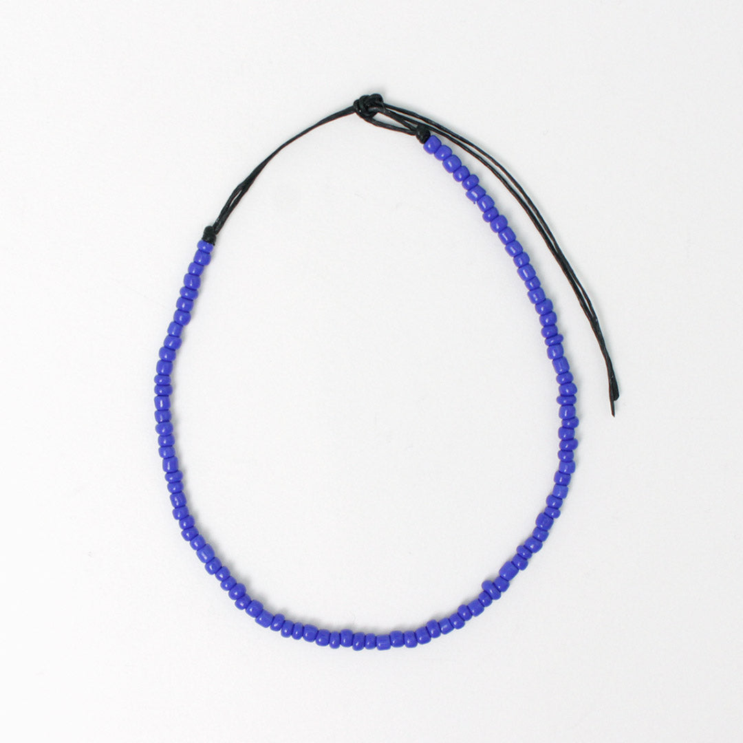 【50%OFF】phaduA (パ・ドゥア) ソリッドグラスビーズ アンクレット