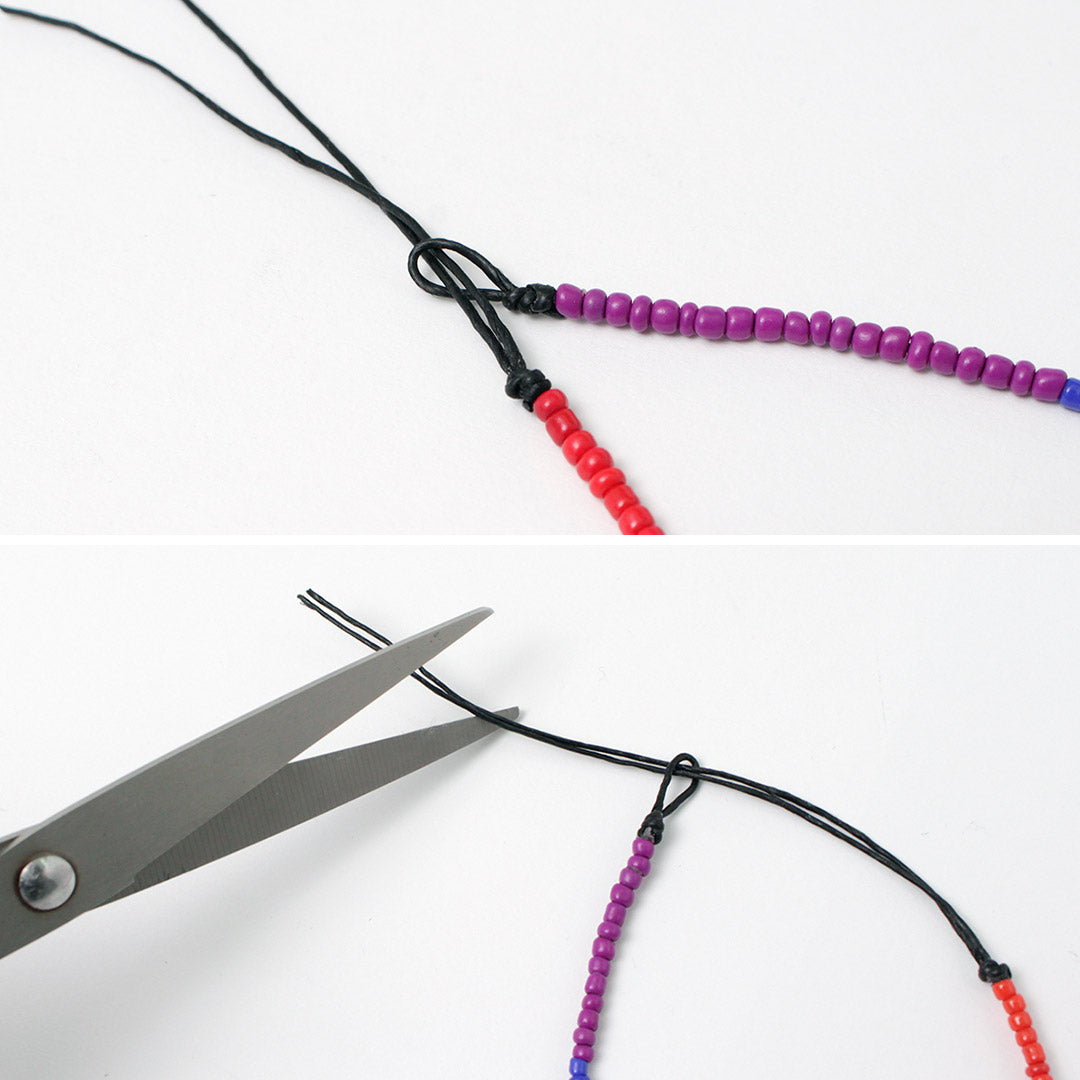 【50%OFF】phaduA (パ・ドゥア) マルチカラーグラスビーズ アンクレット