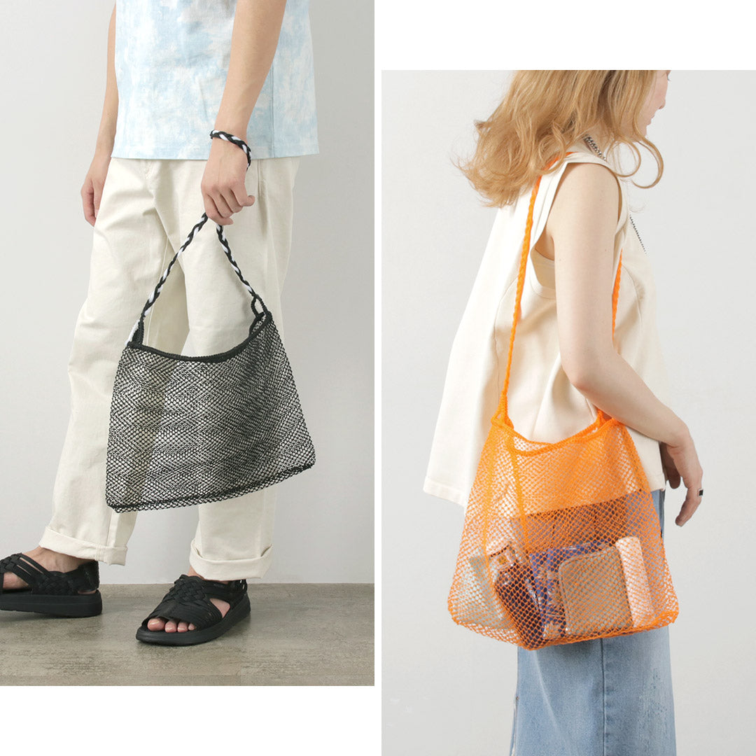 【50%OFF】phaduA(パ・ドゥア) フィッシュネット ショルダーバッグ メッシュ