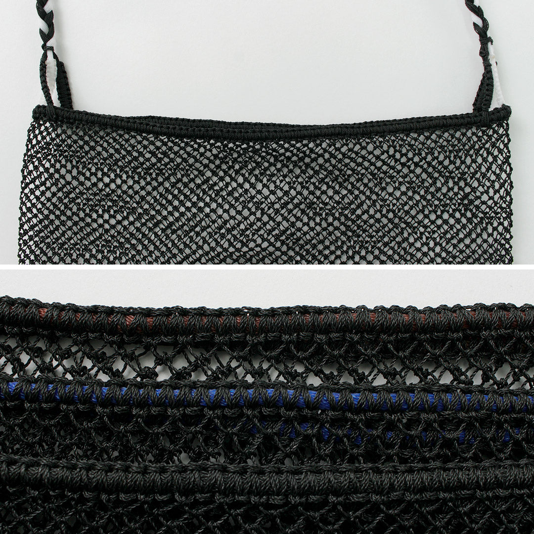 【50%OFF】phaduA(パ・ドゥア) フィッシュネット ショルダーバッグ メッシュ
