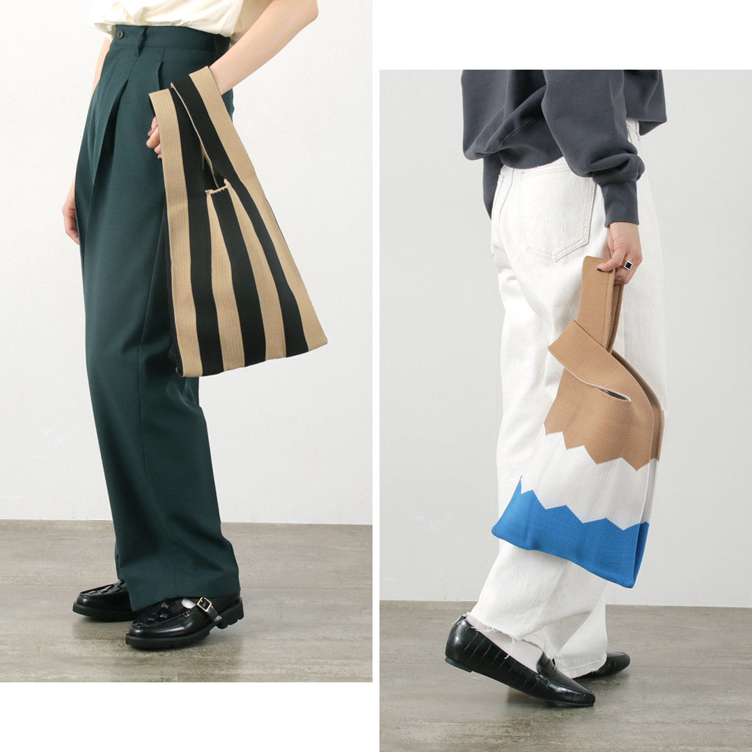 【30%OFF】phaduA (パ・ドゥア) ニット トートバッグ レディース