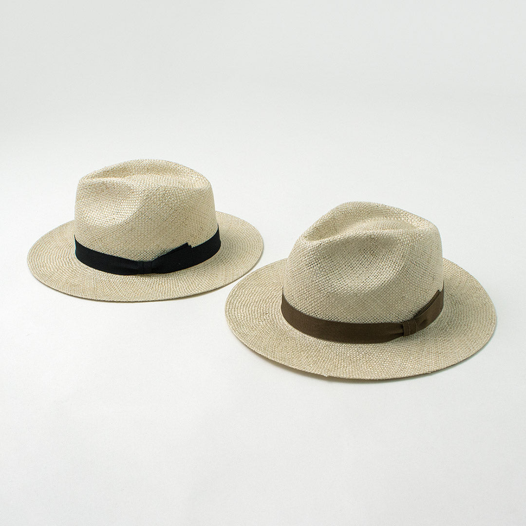 HIGHER(ハイアー) 剣麻草 ワイドブリム フェドラハット