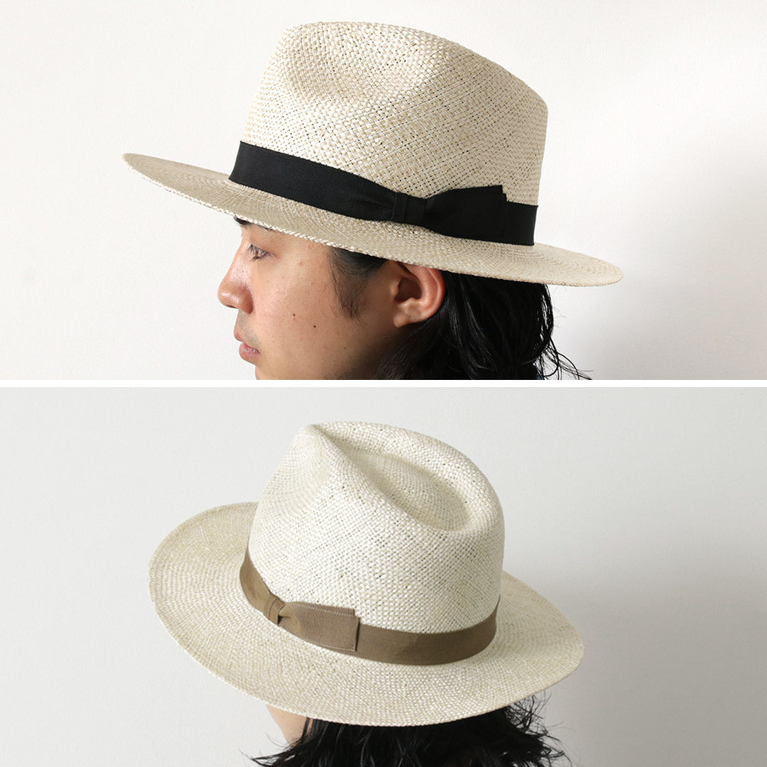 HIGHER(ハイアー) 剣麻草 ワイドブリム フェドラハット