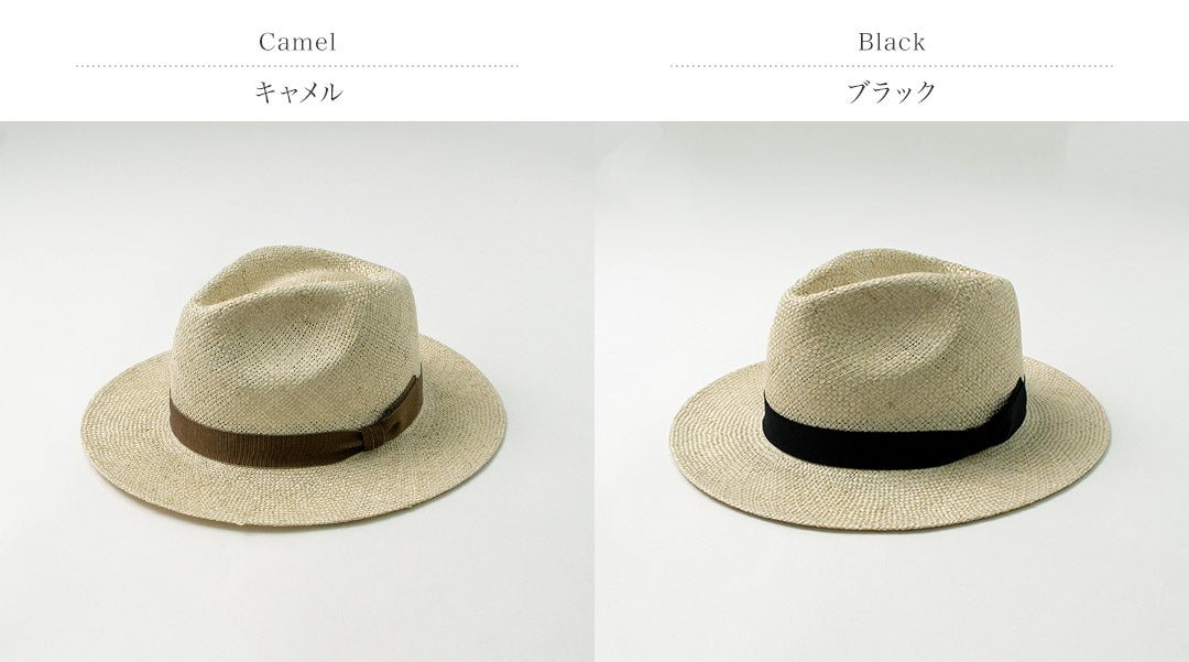 HIGHER(ハイアー) 剣麻草 ワイドブリム フェドラハット