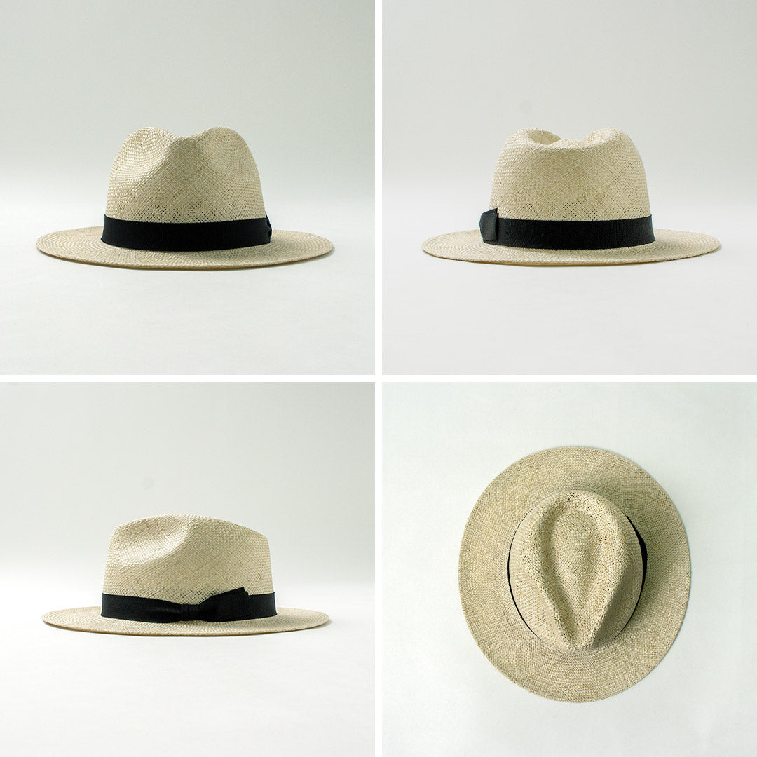 HIGHER(ハイアー) 剣麻草 ワイドブリム フェドラハット