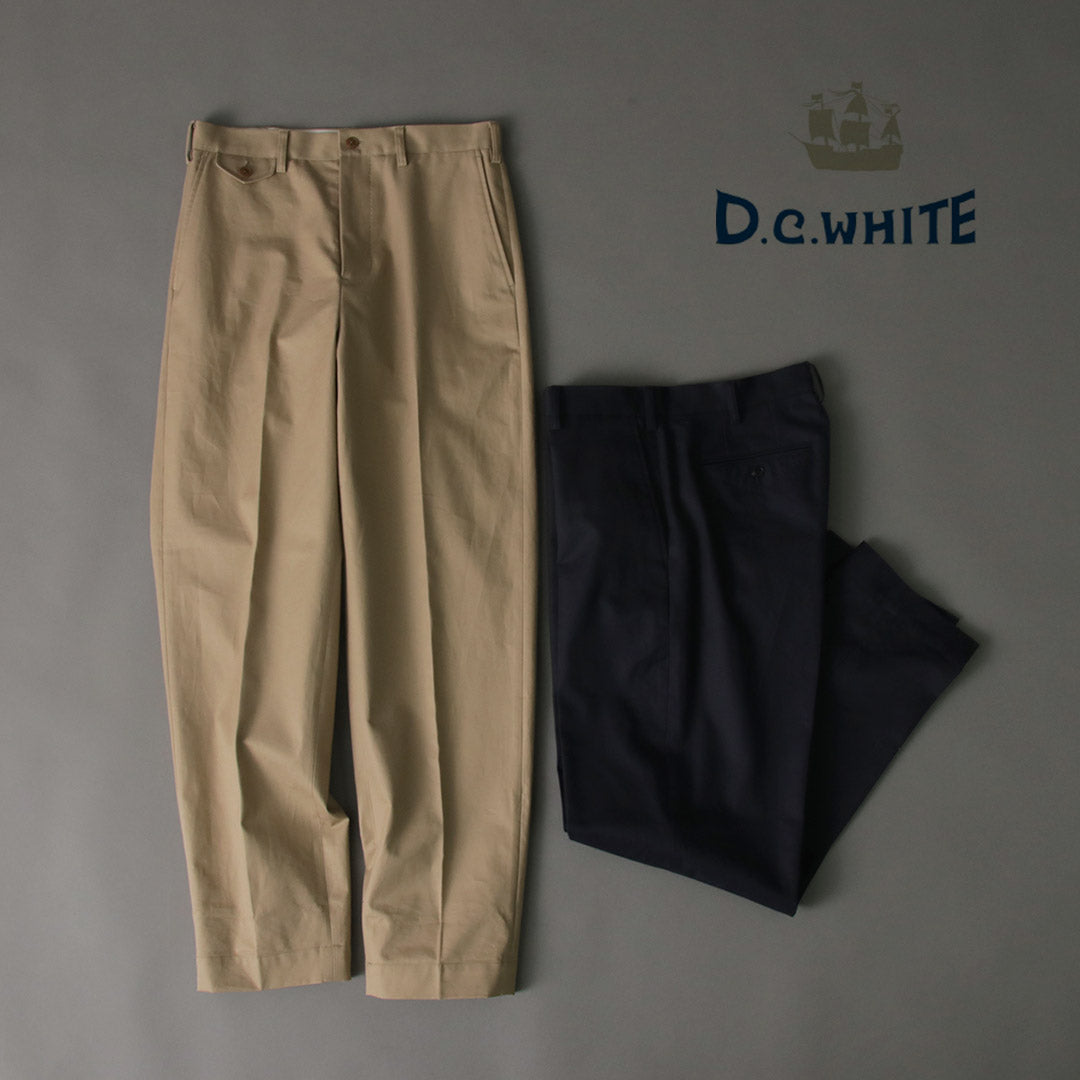 D.C.WHITE(ディーシーホワイト) 別注 ベンタイル ワイド テーパードトラウザー