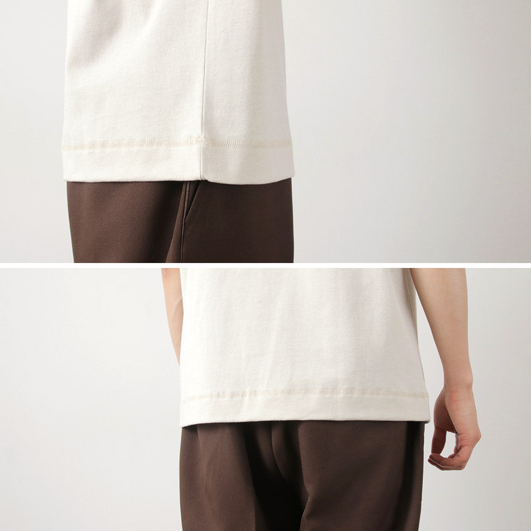HEALTHKNIT(ヘルスニット)×RAG 別注 ヘンリーネックTシャツ オープンエンド ドライジャージ 抗菌 防臭加工 速乾