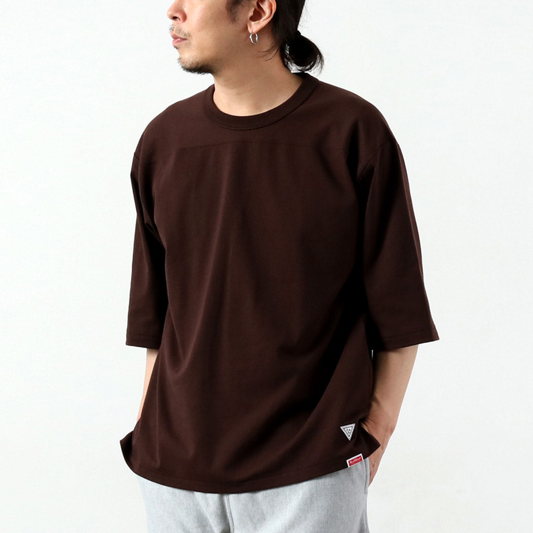 HEALTHKNIT(ヘルスニット)×RAG 別注 フットボールTシャツ オープンエンド ドライジャージ 抗菌 防臭加工