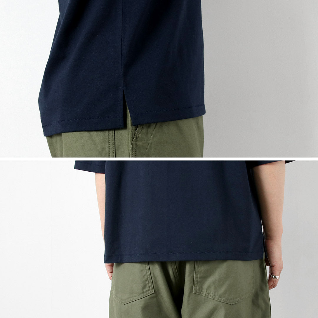 HEALTHKNIT(ヘルスニット)×RAG 別注 フットボールTシャツ オープンエンド ドライジャージ 抗菌 防臭加工