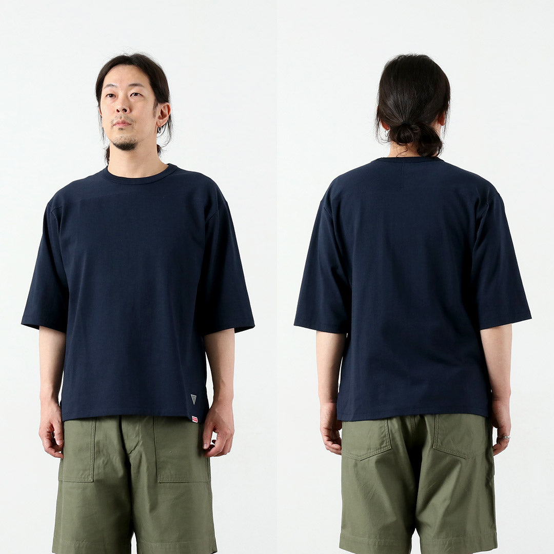 HEALTHKNIT(ヘルスニット)×RAG 別注 フットボールTシャツ オープンエンド ドライジャージ 抗菌 防臭加工