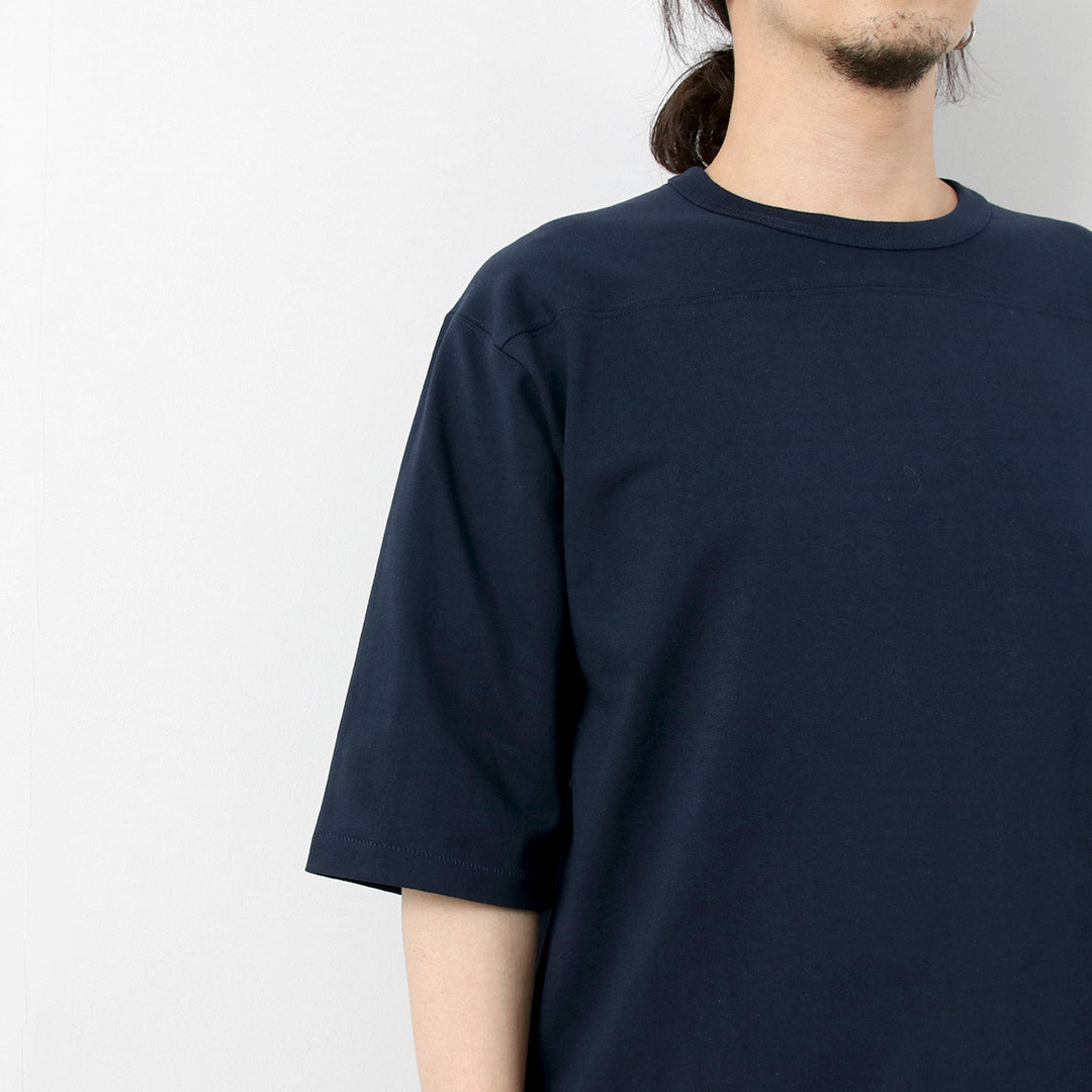 HEALTHKNIT(ヘルスニット)×RAG 別注 フットボールTシャツ オープンエンド ドライジャージ 抗菌 防臭加工