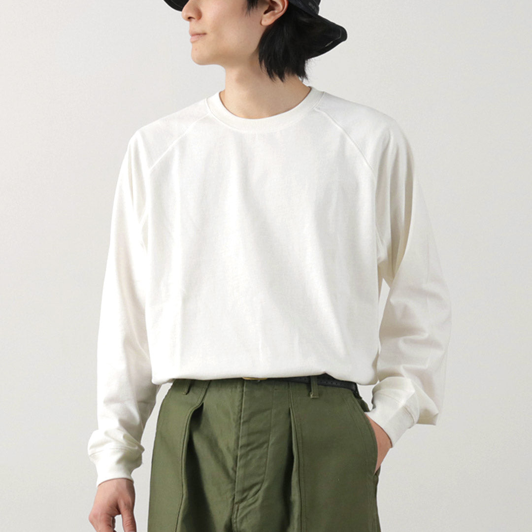 HEALTHKNIT(ヘルスニット)×RAG 別注 フリーダム ロングスリーブ Tシャツ オープンエンド ドライジャージ 抗菌 防臭加工 速乾