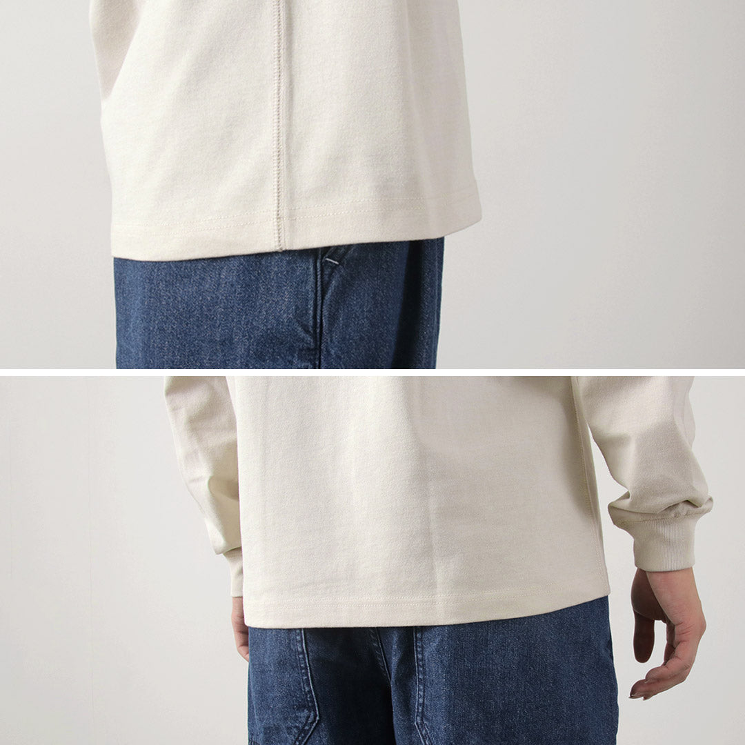 HEALTHKNIT(ヘルスニット)×RAG 別注 フリーダム ロングスリーブ Tシャツ オープンエンド ドライジャージ 抗菌 防臭加工 速乾