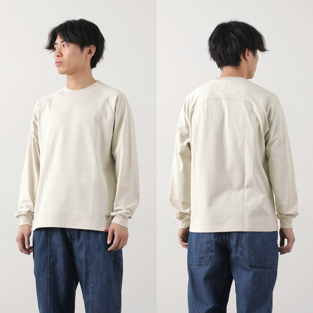 HEALTHKNIT(ヘルスニット)×RAG 別注 フリーダム ロングスリーブ Tシャツ オープンエンド ドライジャージ 抗菌 防臭加工 速乾
