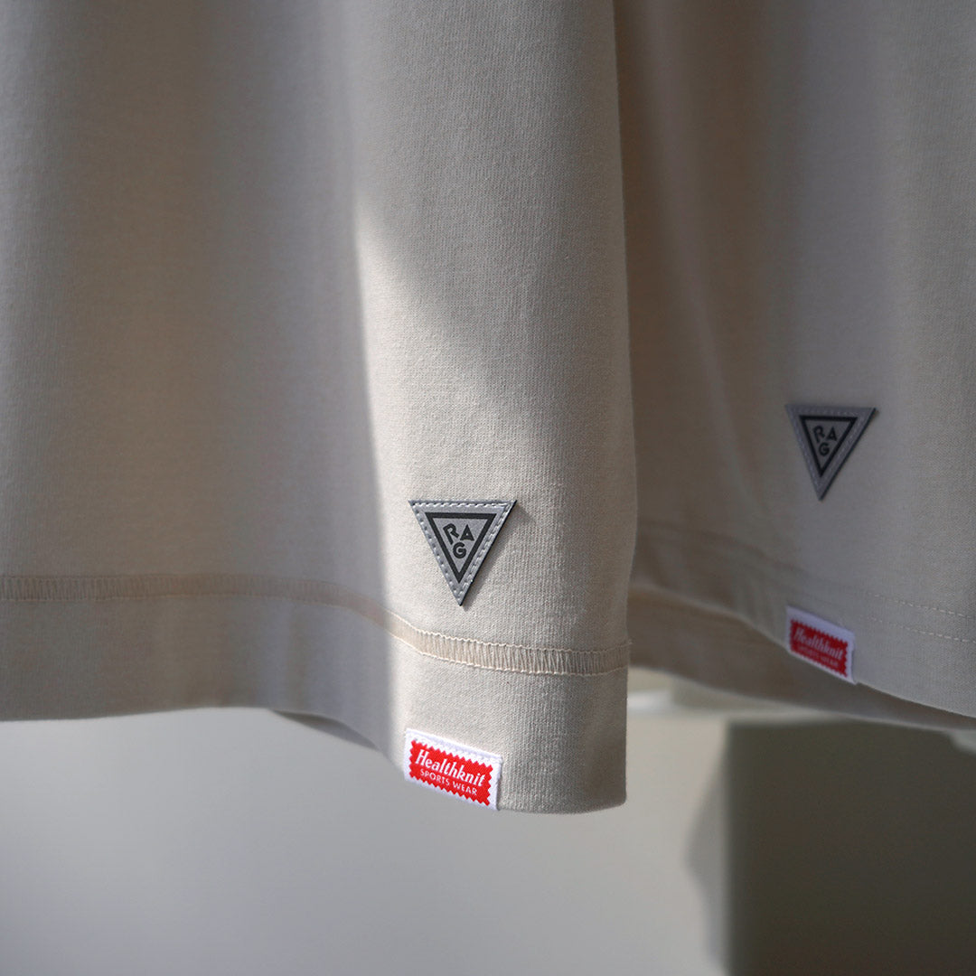HEALTHKNIT(ヘルスニット)×RAG 別注 フリーダム ロングスリーブ Tシャツ オープンエンド ドライジャージ 抗菌 防臭加工 速乾