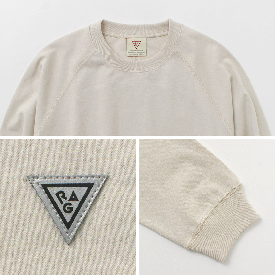 HEALTHKNIT(ヘルスニット)×RAG 別注 フリーダム ロングスリーブ Tシャツ オープンエンド ドライジャージ 抗菌 防臭加工 速乾