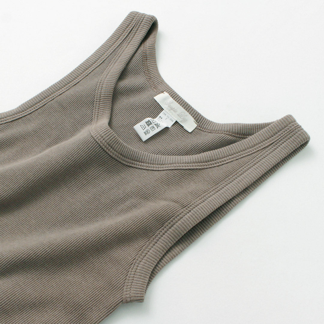 SOUPLE LUZ(スープレルース) コットンシルク ブラパット ランニング