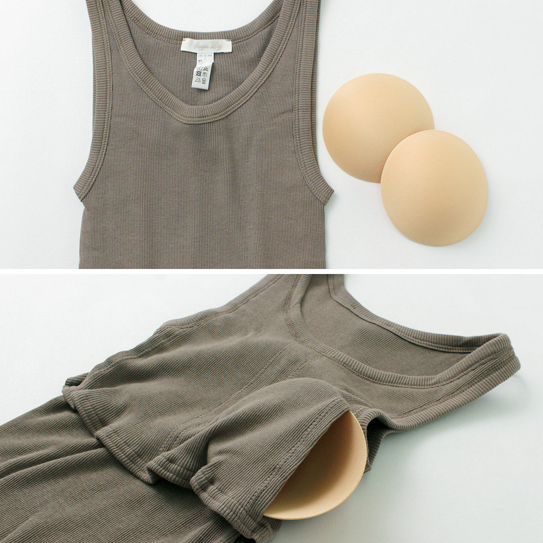 SOUPLE LUZ(スープレルース) コットンシルク ブラパット ランニング