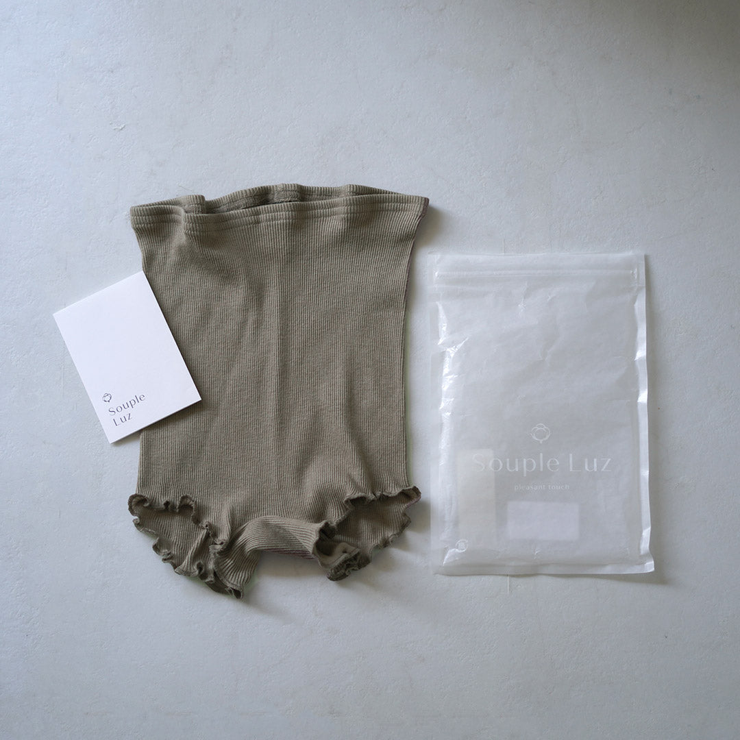 SOUPLE LUZ(スープレルース) コットンシルク ショーツ