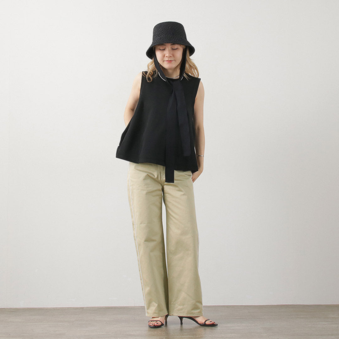 【50%OFF】ETRE TOKYO(エトレトウキョウ) サイドライントラウザーズ 224120019-0