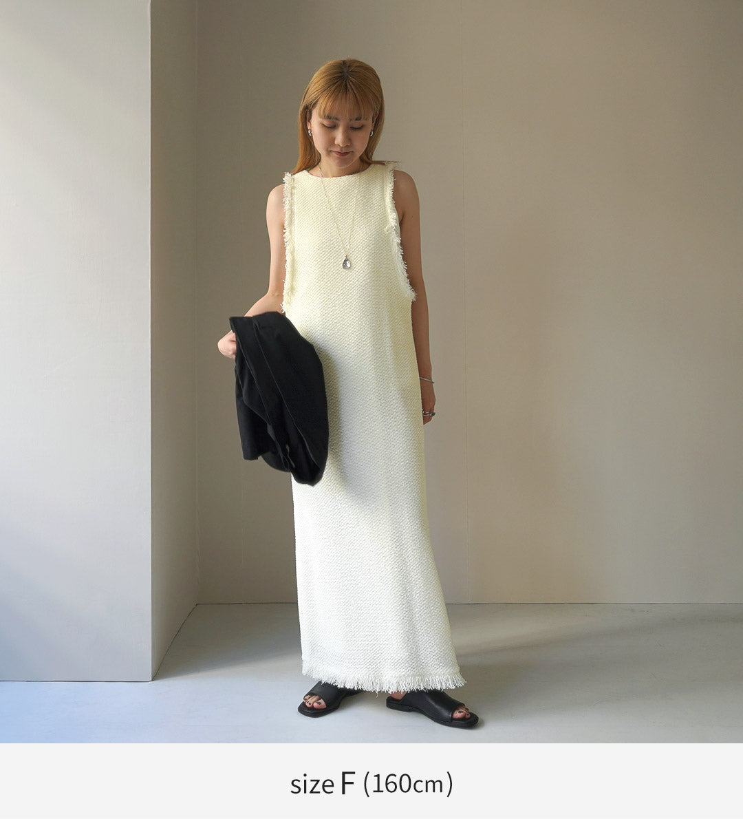 ETRE TOKYO(エトレトウキョウ) ツィードIラインワンピース 1224130079-0