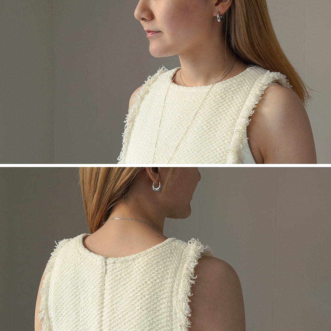 ETRE TOKYO(エトレトウキョウ) ツィードIラインワンピース 1224130079-0