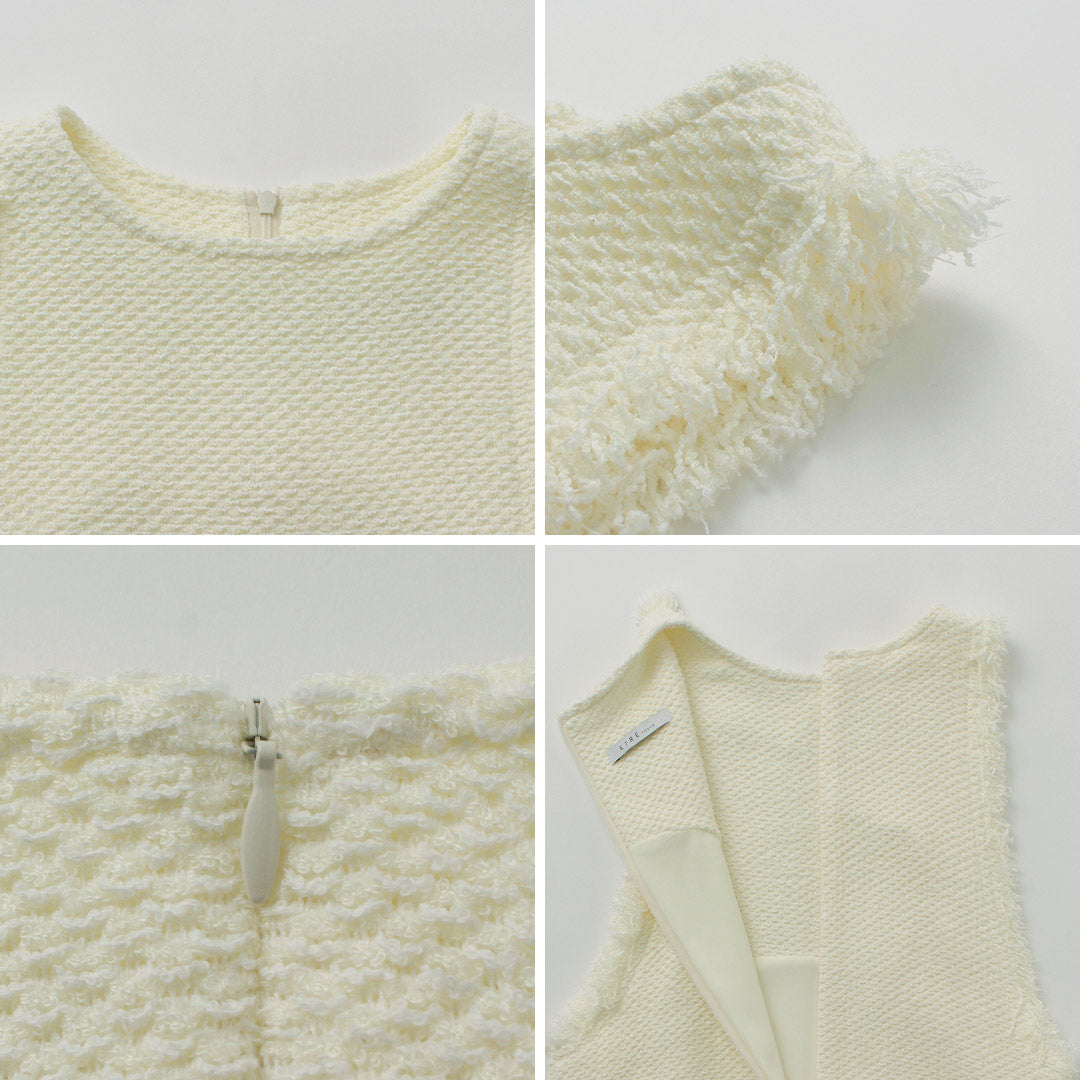 ETRE TOKYO(エトレトウキョウ) ツィードIラインワンピース 1224130079-0