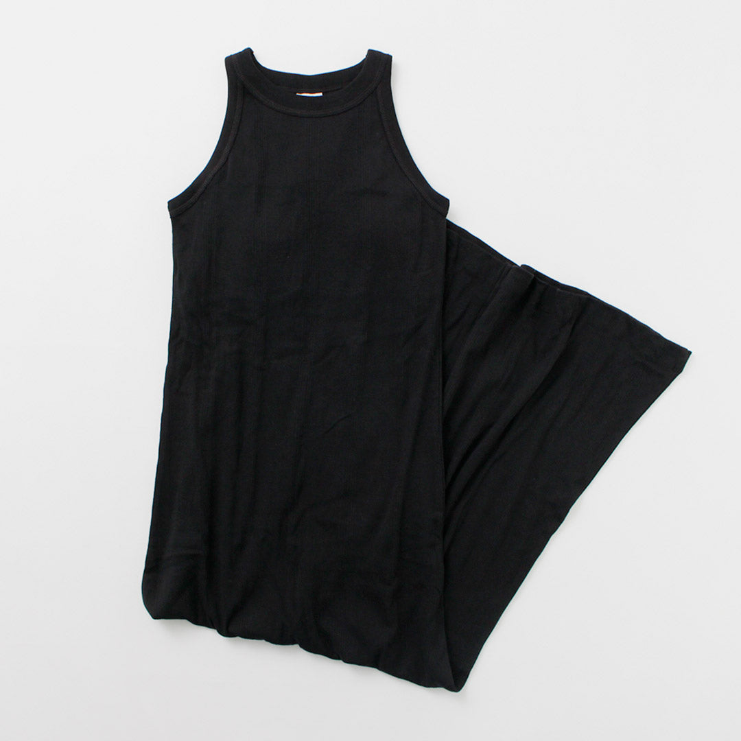 【20%OFF】ROBERT P.MILLER(ロバートピーミラー) パネルリブ アメリカンスリーブ ワンピース