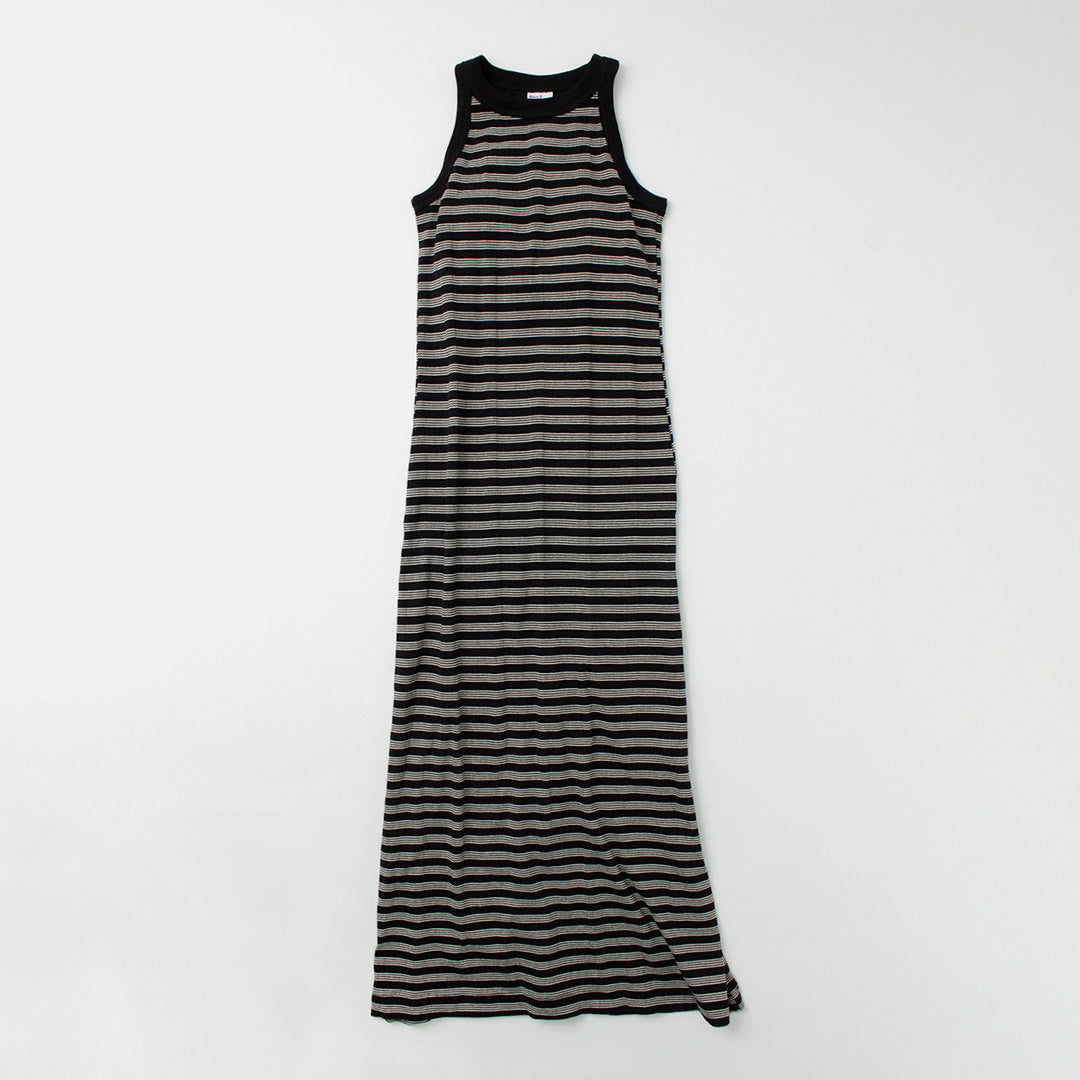 【20%OFF】ROBERT P.MILLER(ロバートピーミラー) パネルリブ アメリカンスリーブ ワンピース