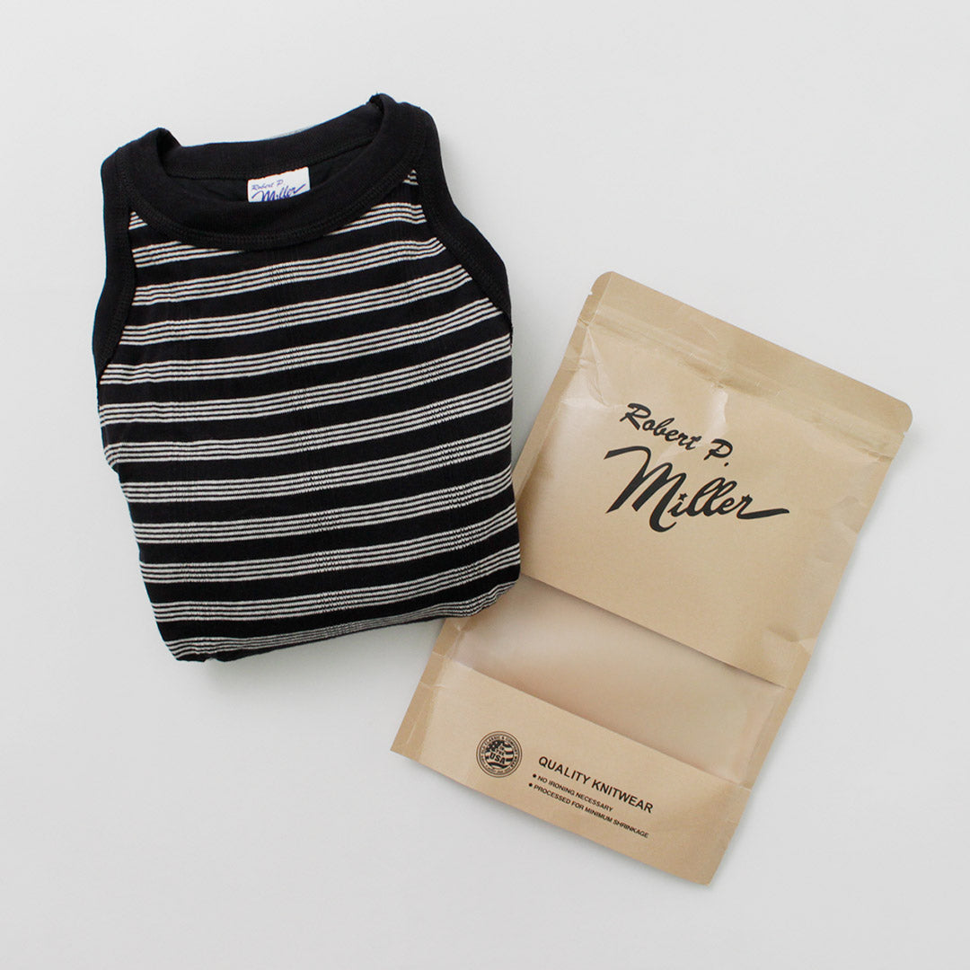 【20%OFF】ROBERT P.MILLER(ロバートピーミラー) パネルリブ アメリカンスリーブ ワンピース