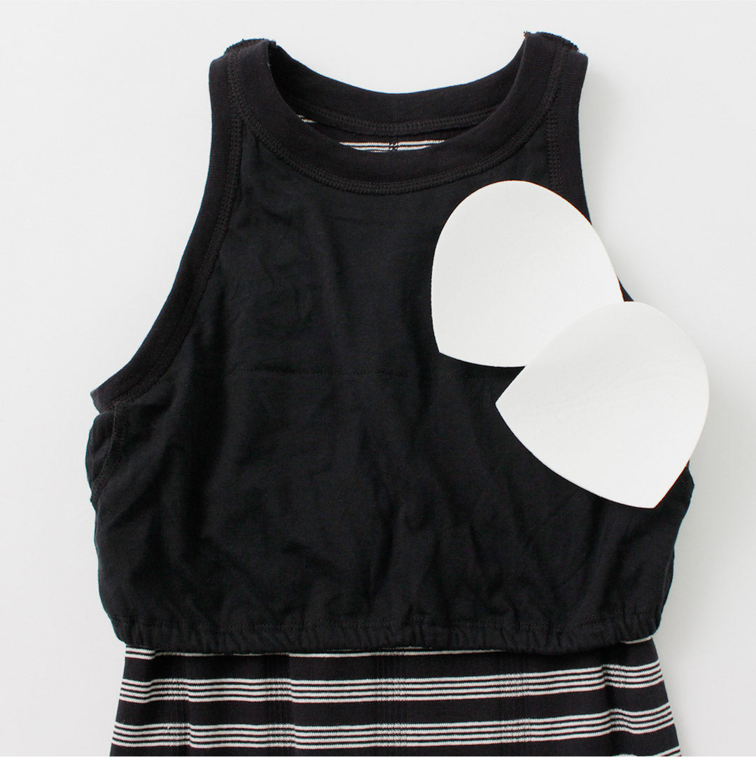 【20%OFF】ROBERT P.MILLER(ロバートピーミラー) パネルリブ アメリカンスリーブ ワンピース