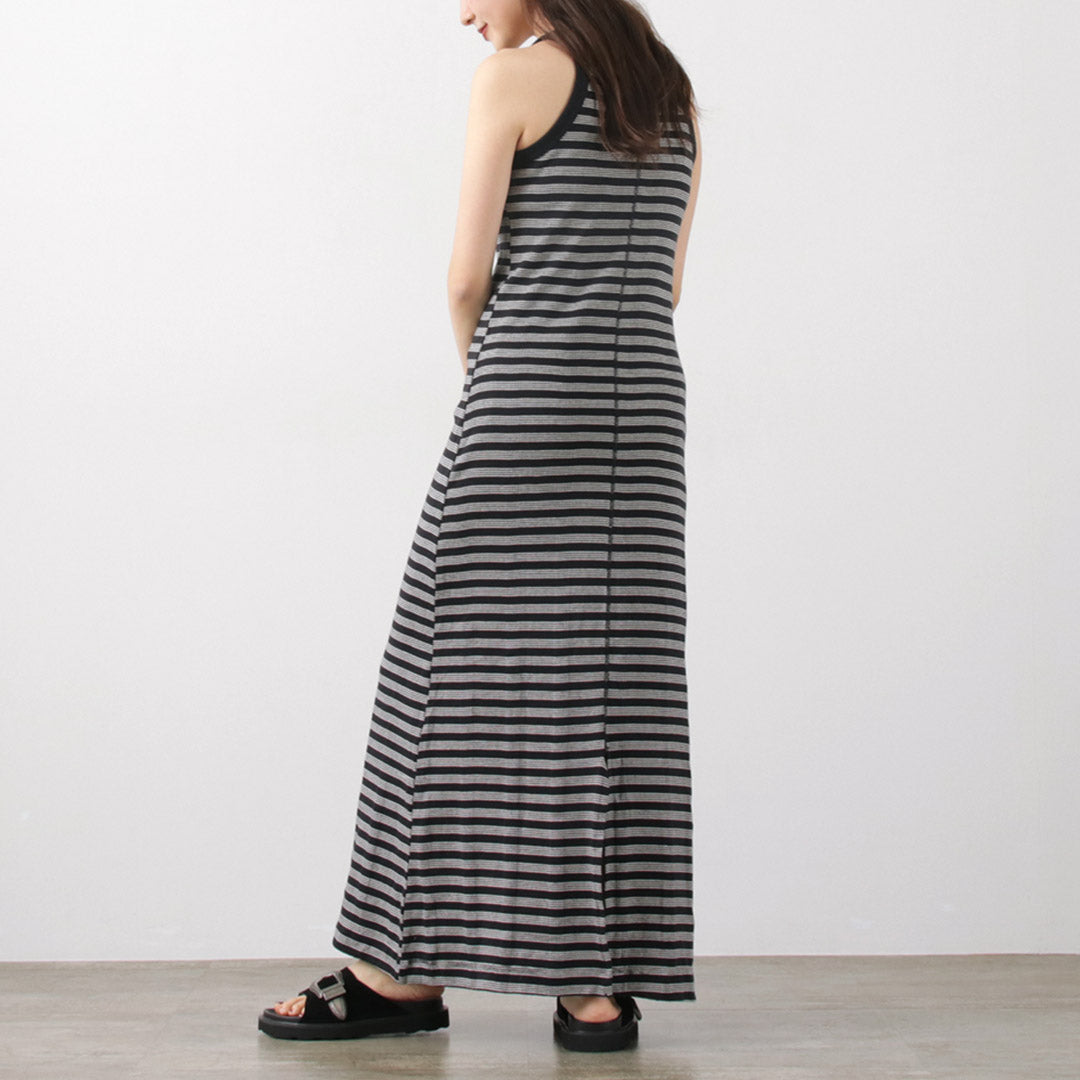 【20%OFF】ROBERT P.MILLER(ロバートピーミラー) パネルリブ アメリカンスリーブ ワンピース