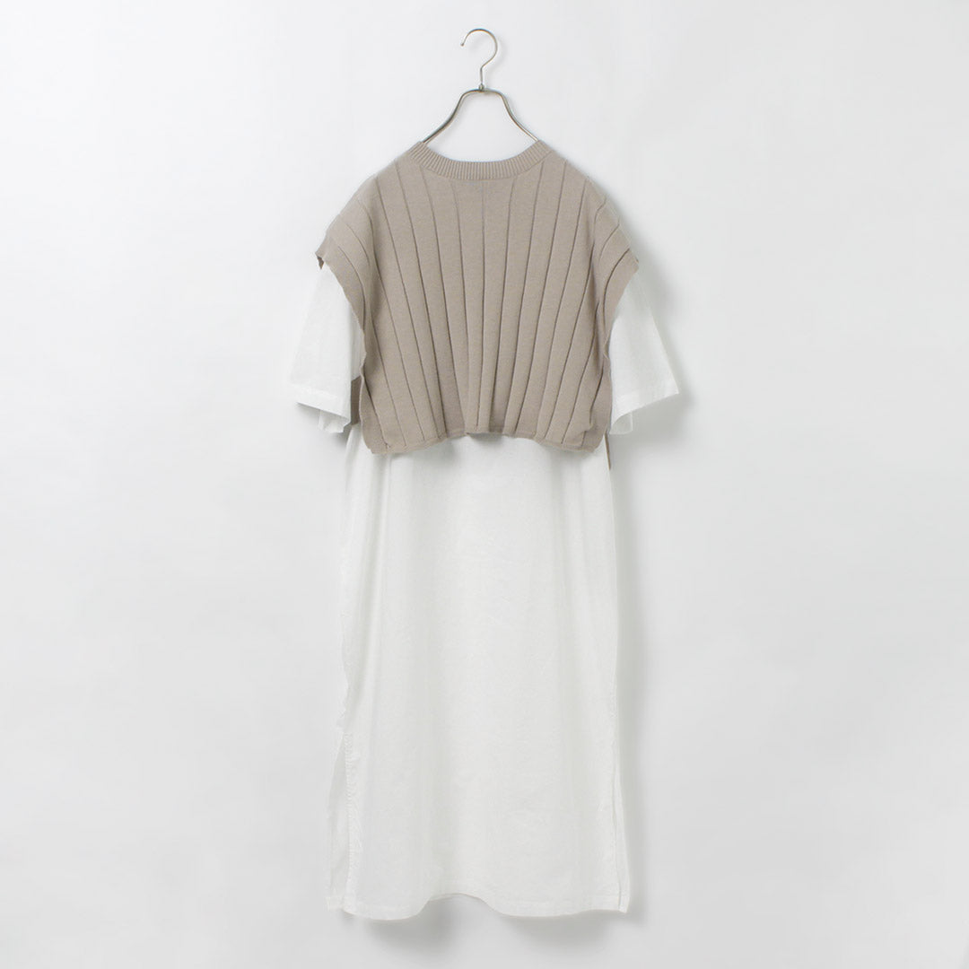 【50%OFF】MAO MADE(マオメイド) インナーセット コットンベスト ワンピース